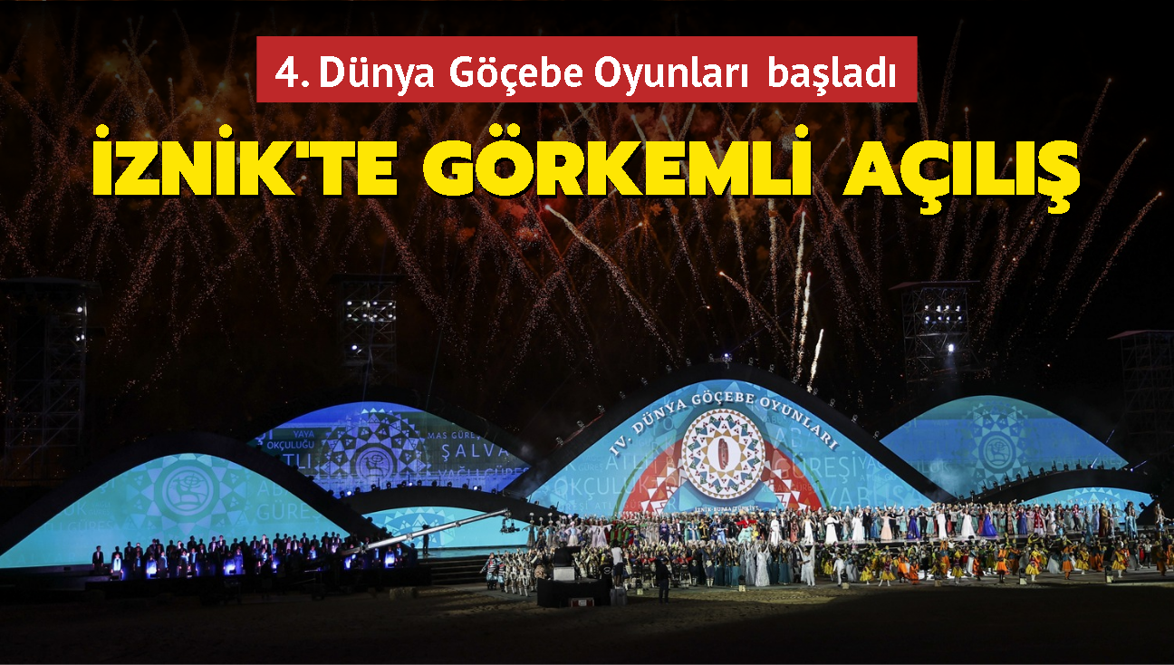 4. Dnya Gebe Oyunlar'nn resmi al treni yapld