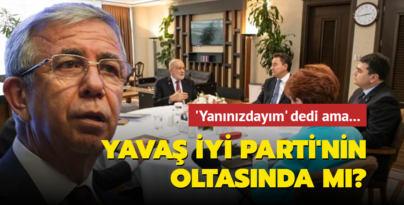 Mansur Yava Y Parti'nin oltasnda m" Kldarolu'na 'Yannzdaym' dedi ama...