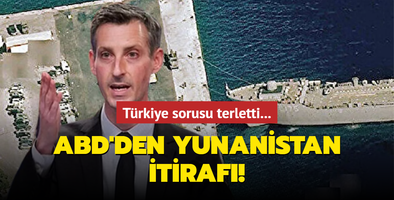 Trkiye sorusu terletti... ABD'den Yunanistan itiraf!