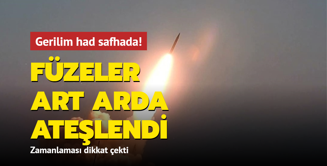 Fzeler art arda atelendi... Gerilim had safhada!