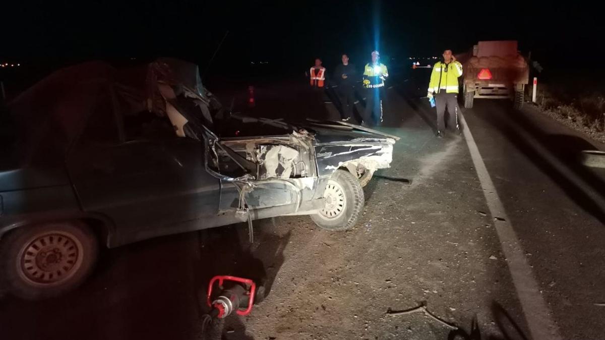 orum'da trafik kazas: 1 kii yaamn yitirdi
