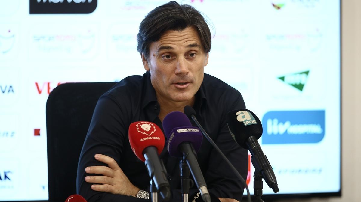 Vincenzo Montella beraberlikten memnun: "Kaliteli bir takma kar eit oynamamz sevindirici"