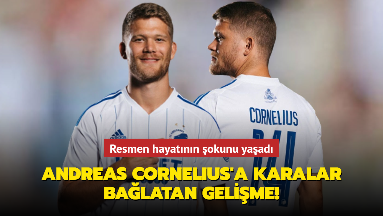 Andreas Cornelius'a karalar balatan gelime! Resmen hayatnn okunu yaad...