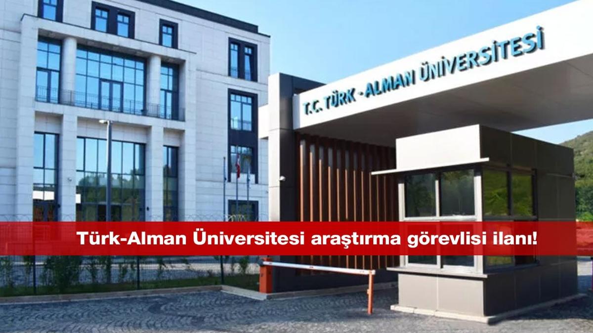 Trk-Alman niversitesi aratrma grevlisi alacak!