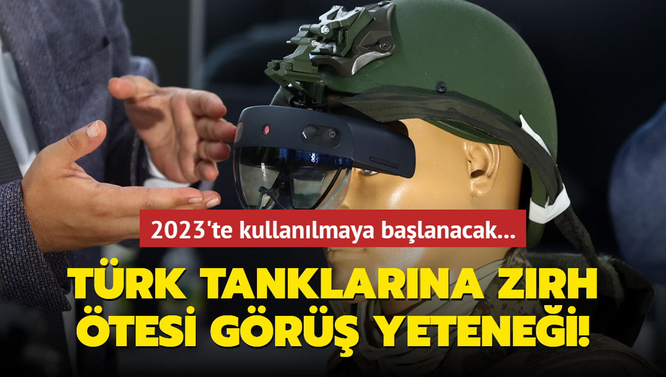 2023'te kullanlmaya balanacak... Trk tanklarna zrh tesi gr yetenei!