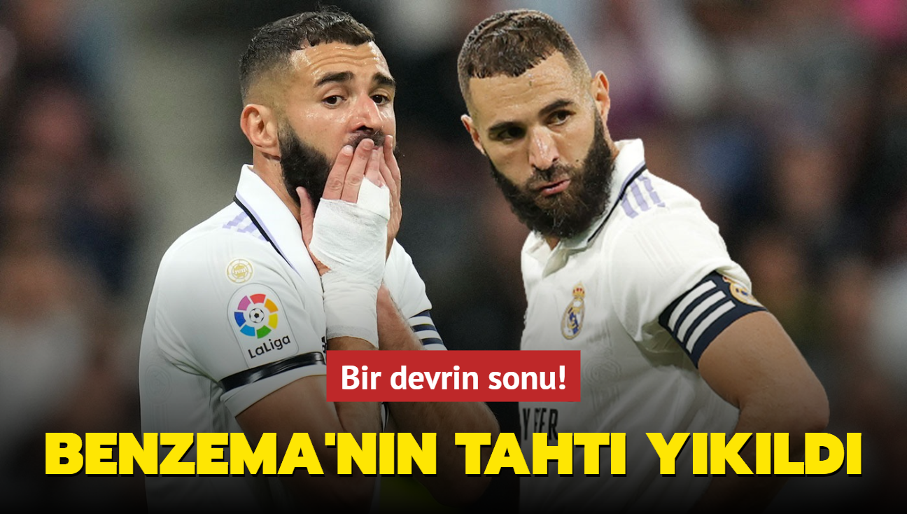 Bir devrin sonu! Karim Benzema'nn taht ykld: Her ey 8 haftada oldu