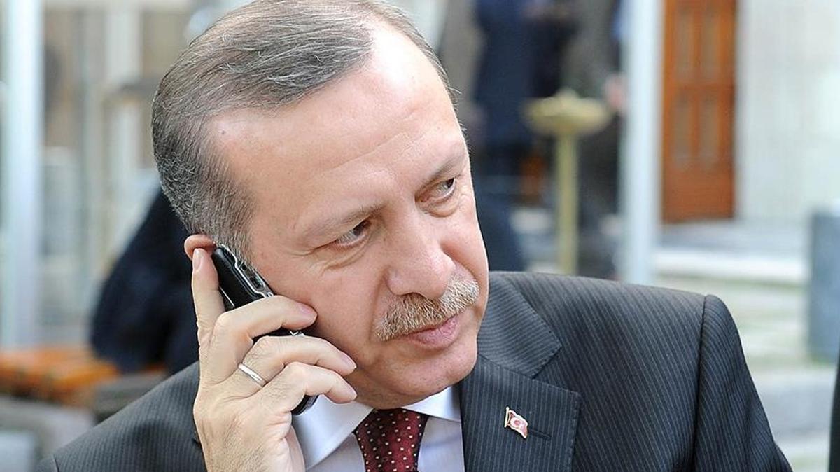 Bakan Erdoan'dan taziye telefonu!