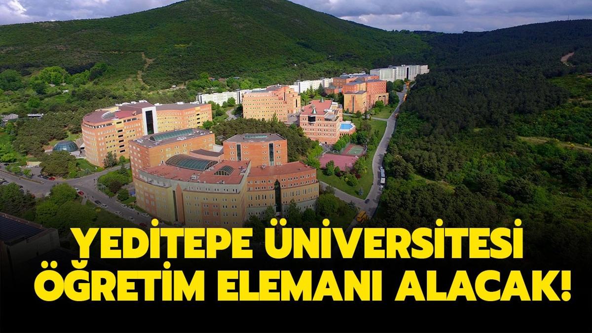 Yeditepe niversitesi 5 retim eleman alacak!