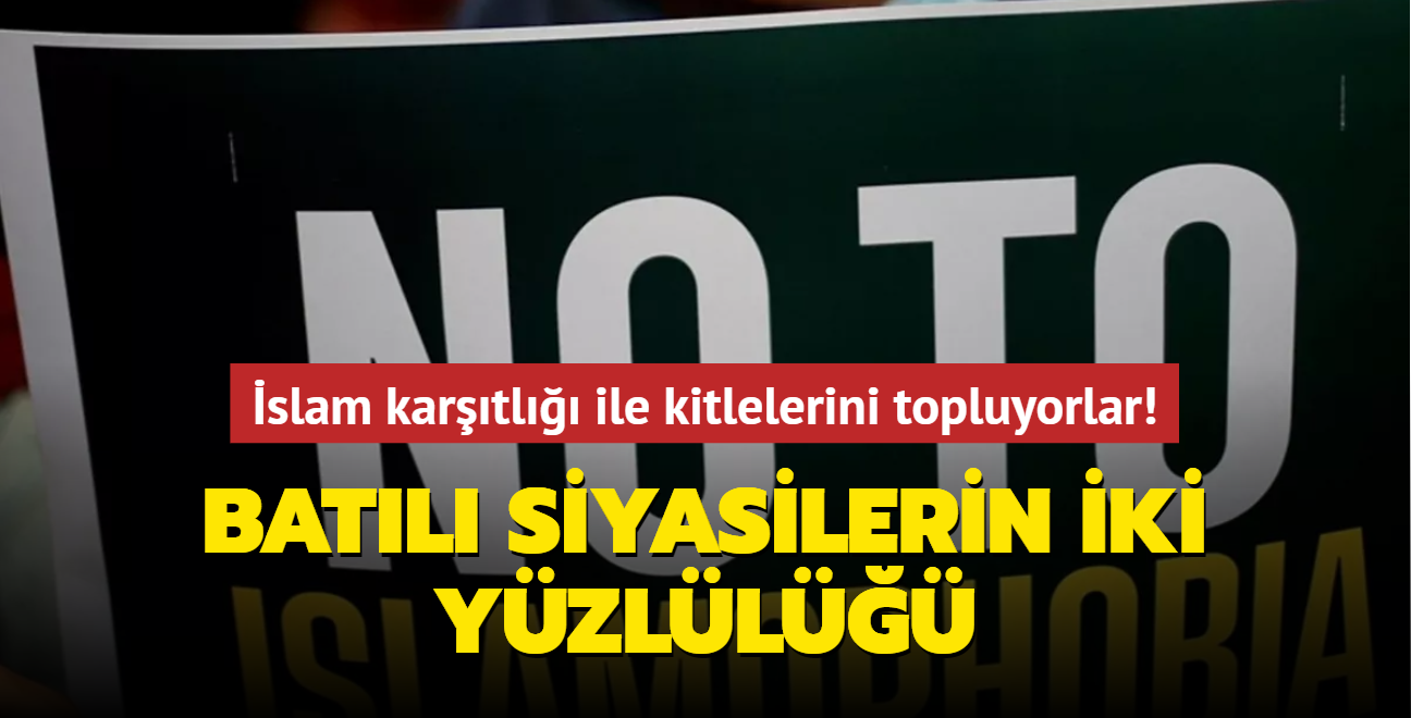 Batl siyasilerin iki yzll... slam kartl ile kitlelerini topluyorlar!