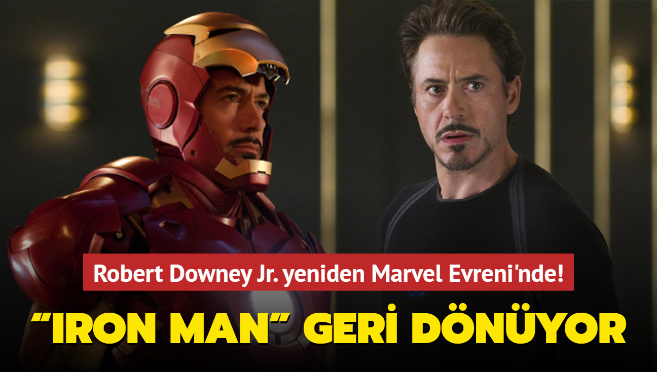 Robert Downey Jr. Iron Man olarak geri dnyor! Marvel, o projede nl aktr oynatacak