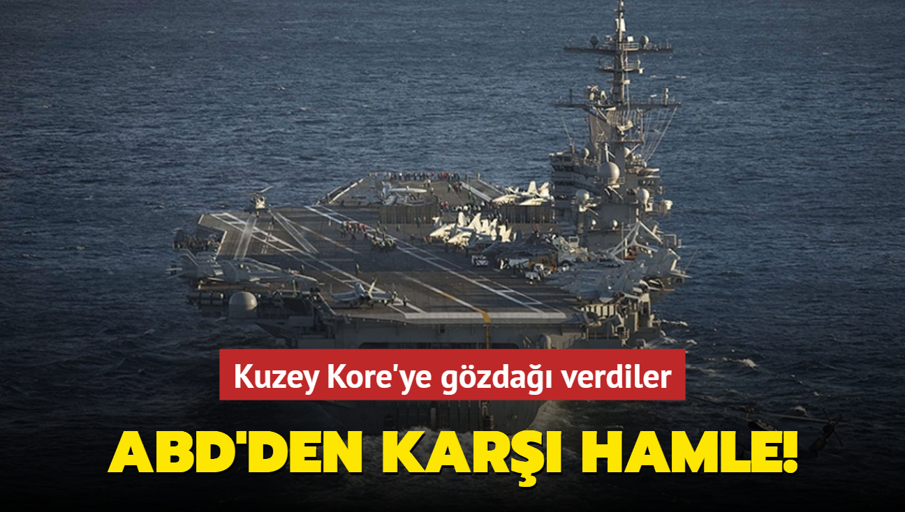 ABD'den kar hamle! Kuzey Kore'ye gzda verdiler