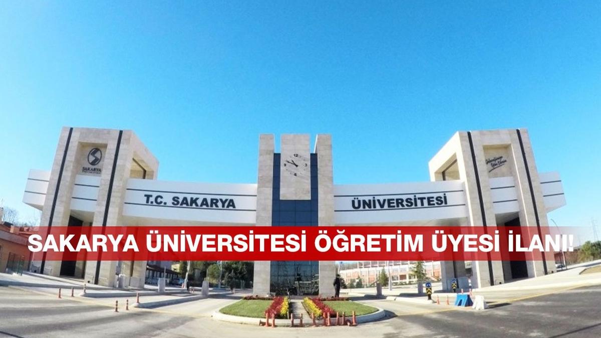 Sakarya niversitesi retim yesi alacak!