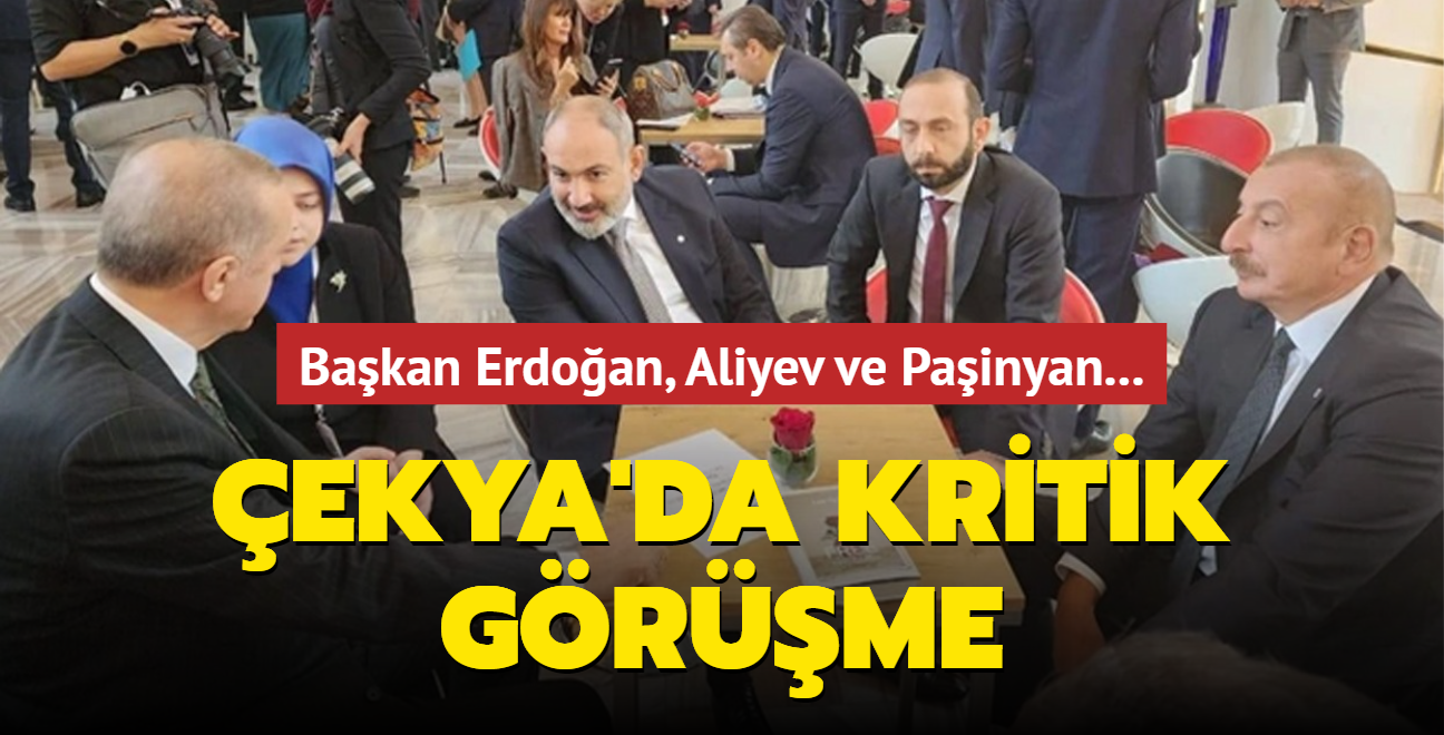 Bakan Erdoan, Aliyev ve Painyan bir araya geldi