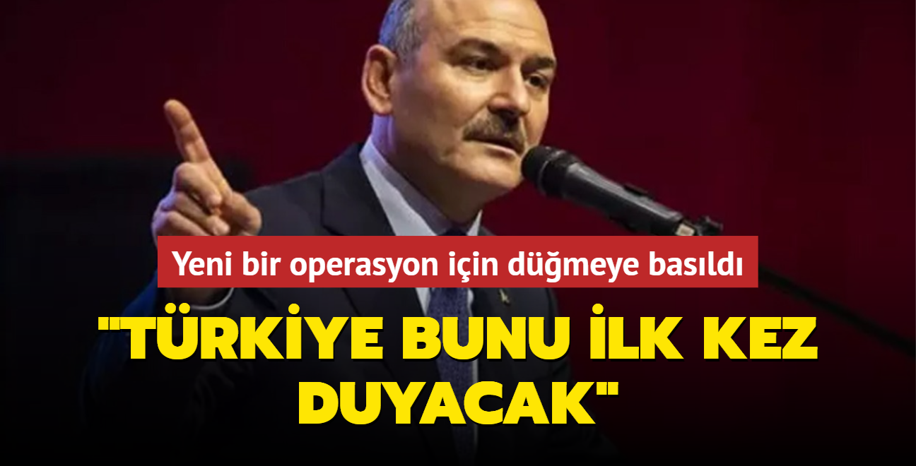 Yeni bir operasyon iin dmeye basld: Trkiye bunu ilk kez duyacak