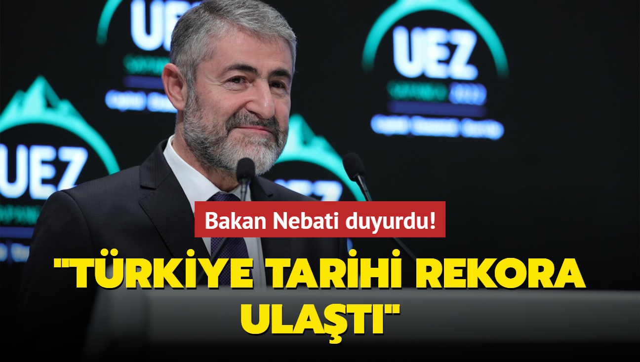 Bakan Nebati duyurdu: "Trkiye istihdamda tarihi rekora ulat"