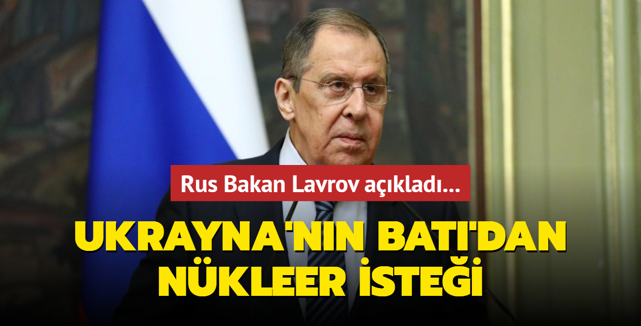 Rus Bakan Lavrov aklad... Zelenski'nin Bat'dan nkleer istei