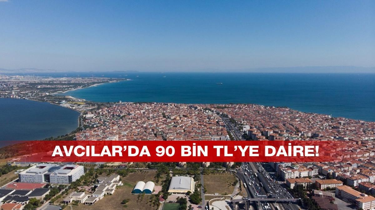 stanbul Avclar'da 90 bin TL'ye daire satlacak! 