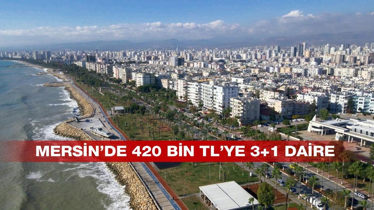 Mersin'de 420 bin TL'ye daire satlacak!