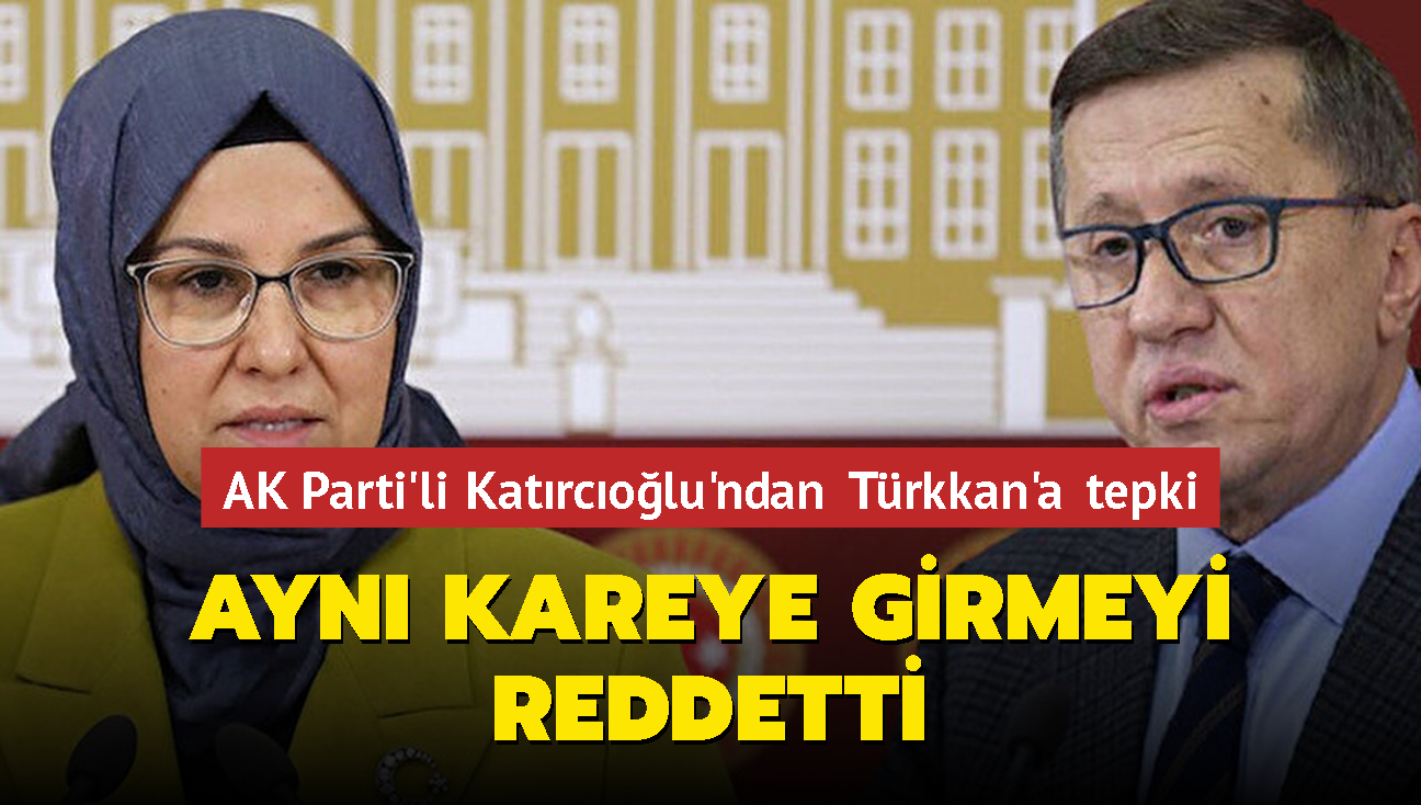 AK Parti'li Katrcolu ehit ailesine kfreden Y Parti'li Trkkan ile ayn kareye girmeyi reddetti