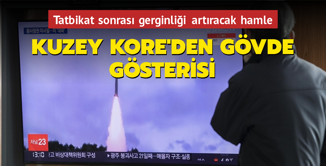 Kuzey Kore'den ABD'ye gvde gsterisi... Tatbikat sonras gerginlii artracak hamle!