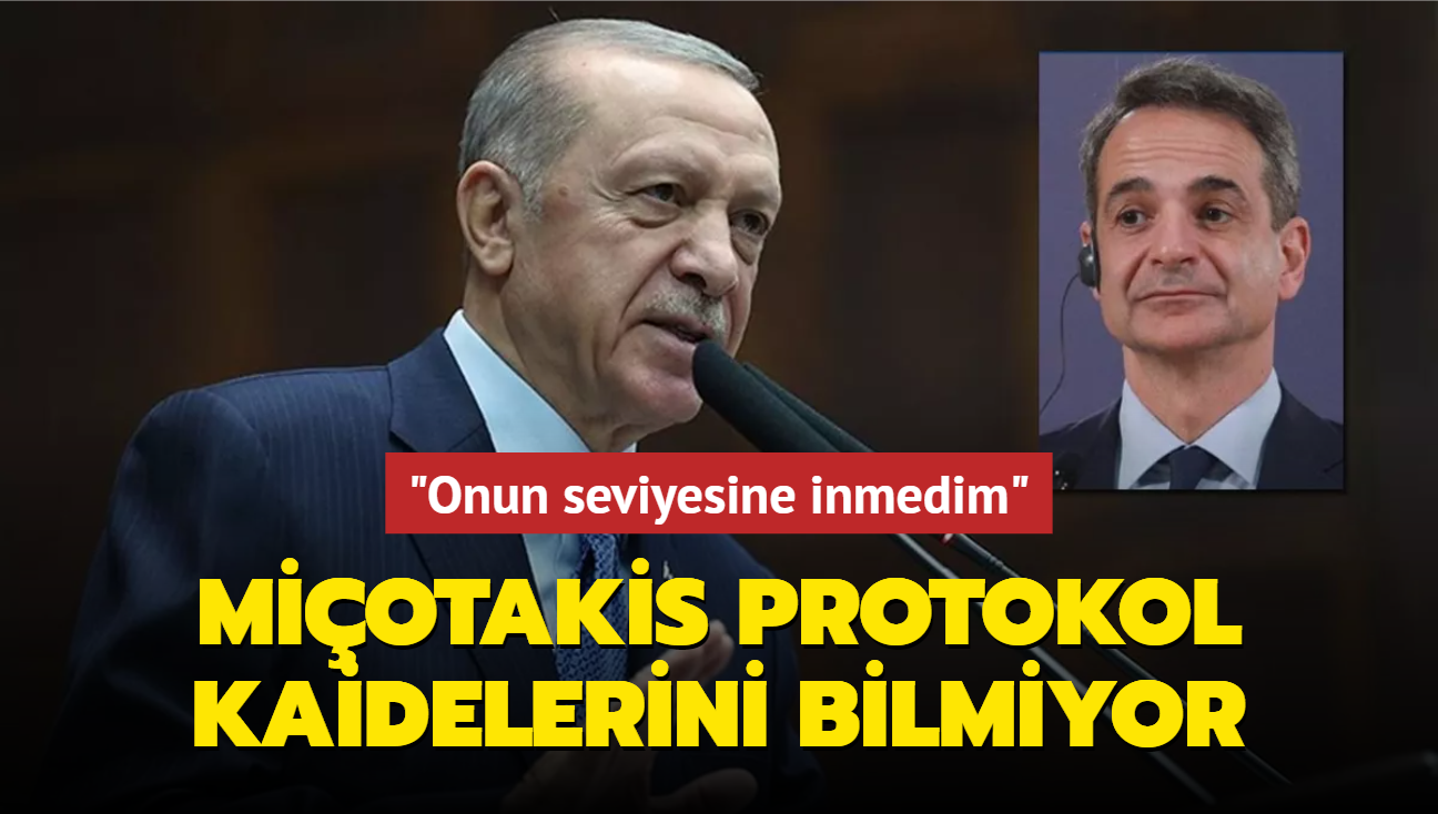 Miotakis protokol kaidelerini bilmiyor!