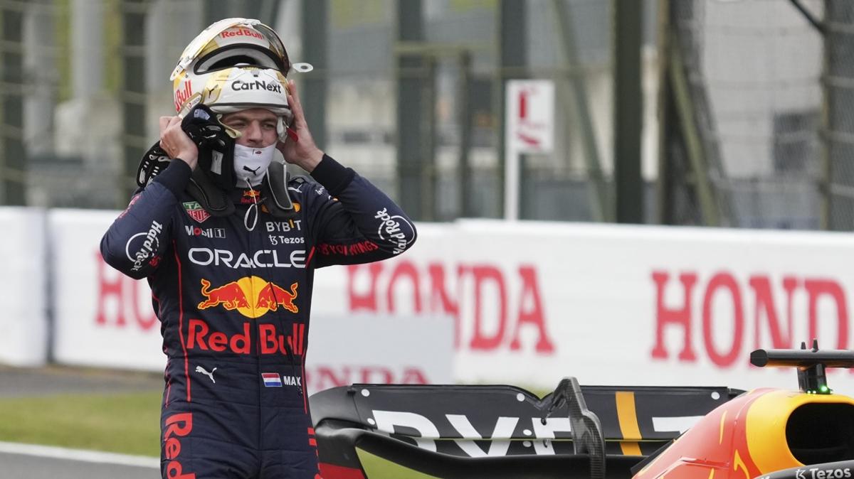 Japonya'da ilk sra Max Verstappen'in