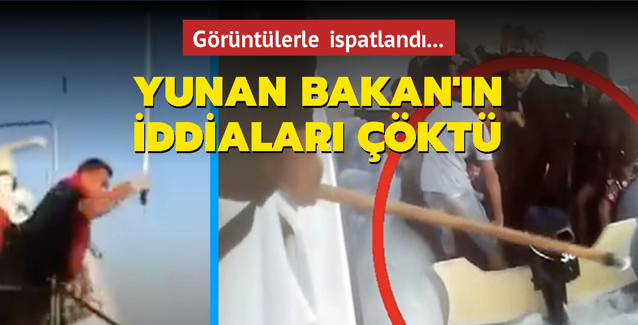 Yunan Bakan'n skandal iddialar kt... Trk Sahil Komutanl'nn gmenleri kurtard ispatland