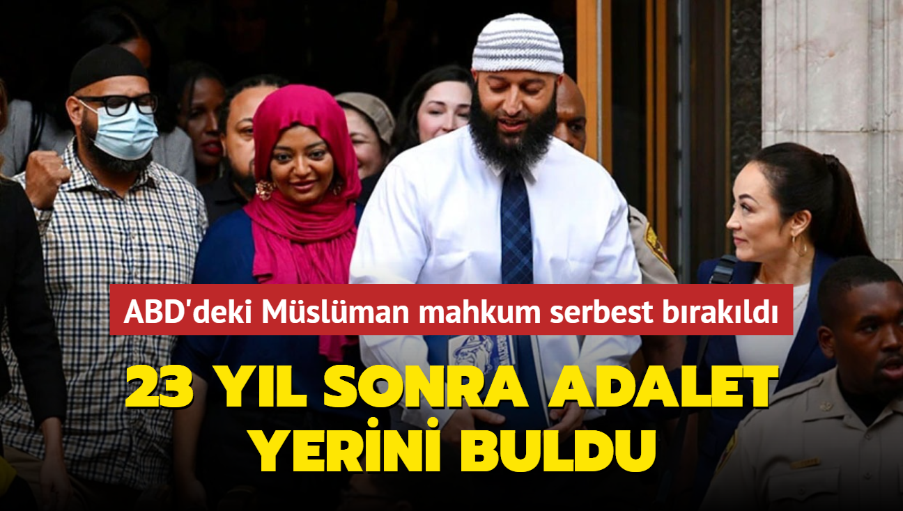 23 yl sonra adalet yerini buldu... ABD'deki Mslman mahkum serbest brakld