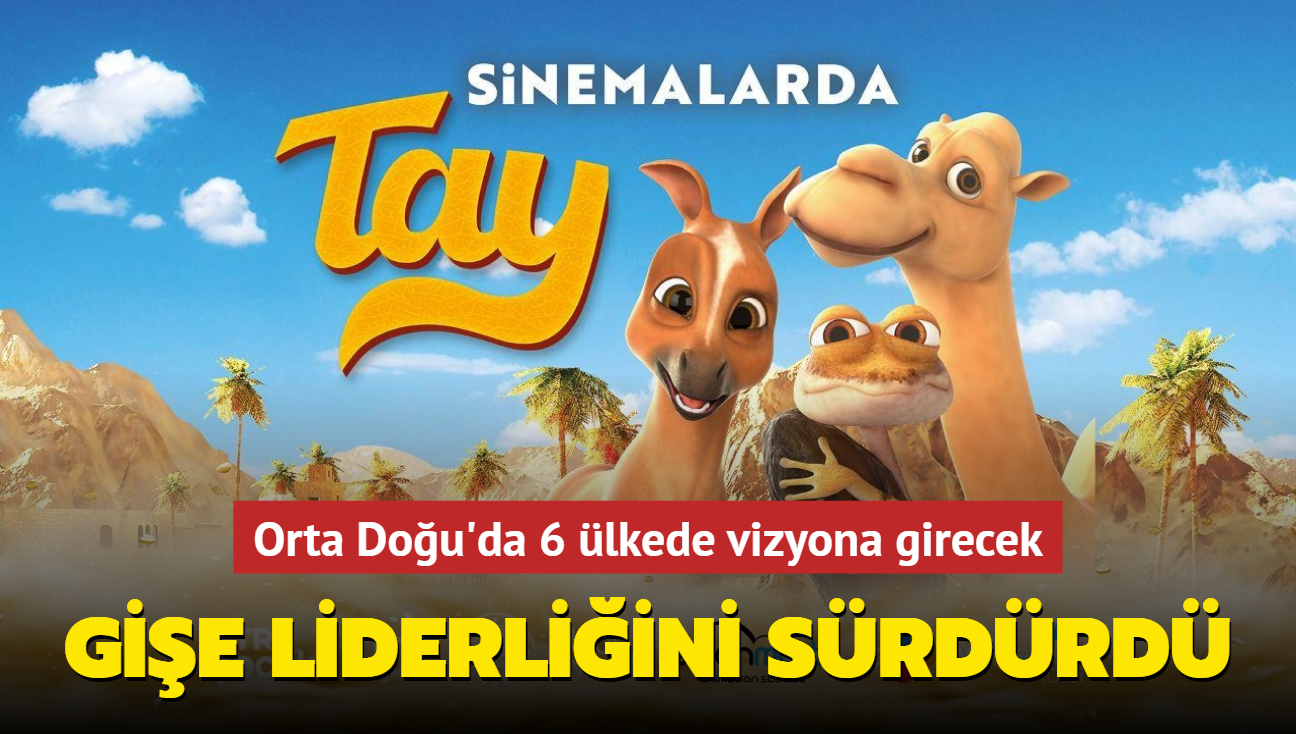 Orta Dou'da 6 lkede vizyona girecek olan animasyon film "Tay" gie liderliini srdrd