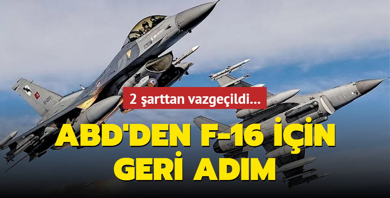 ABD'den F-16 iin geri adm! 2 arttan vazgeildi