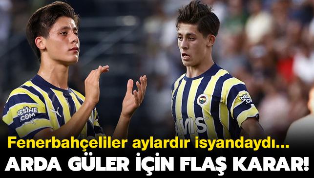 Arda Gler iin fla karar! Bu 2 olacak: Fenerbaheliler aylardr isyandayd