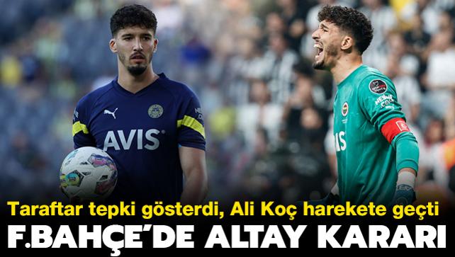 Fenerbahe'de Altay Bayndr karar! Ali Ko harekete geiyor