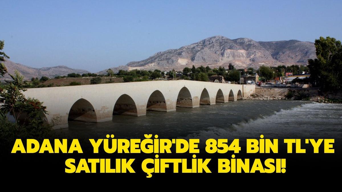 Adana Yreir'de 854 bin TL'ye satlk iftlik binas ve arsas!