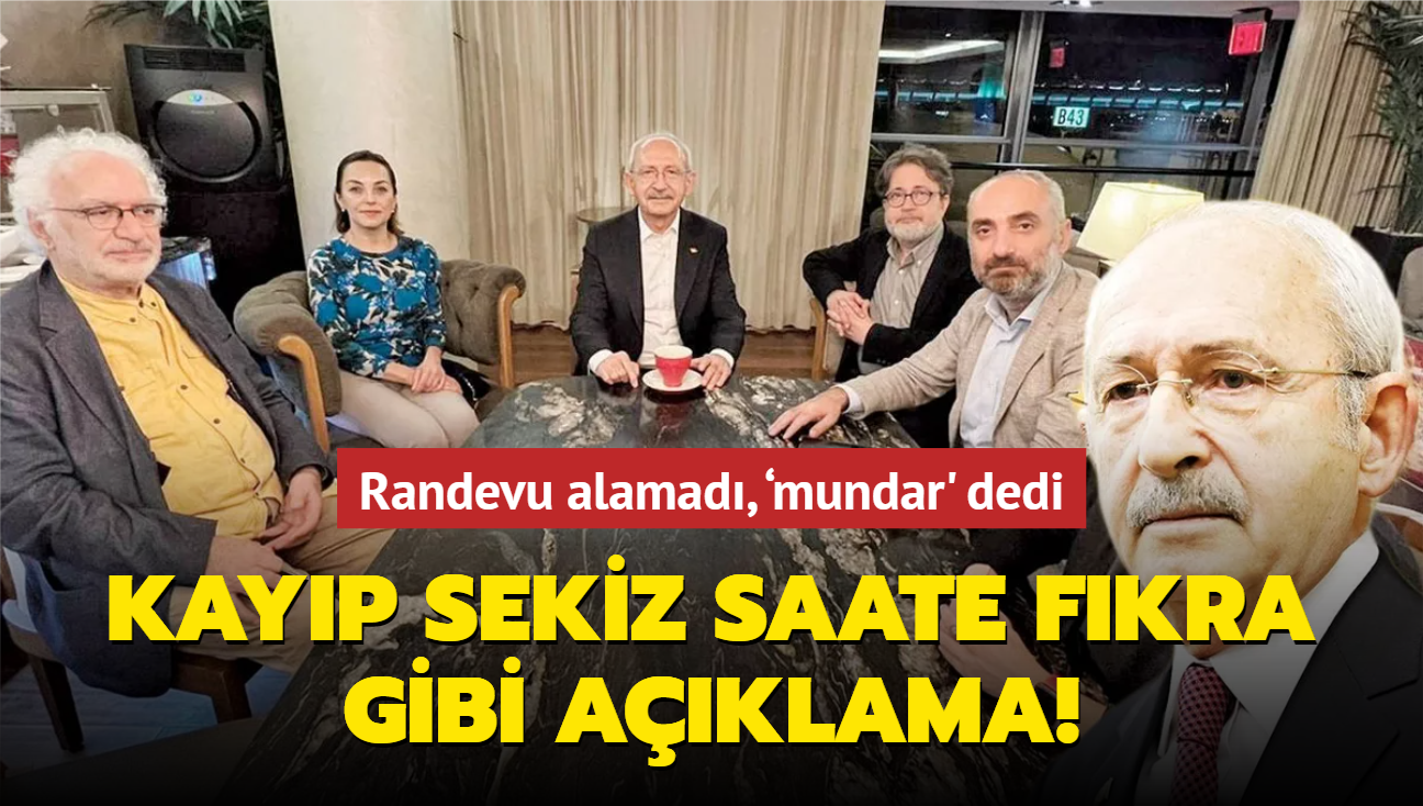 Randevu alamad, mundar' dedi! Kldarolu'ndan kayp sekiz saate fkra gibi aklama