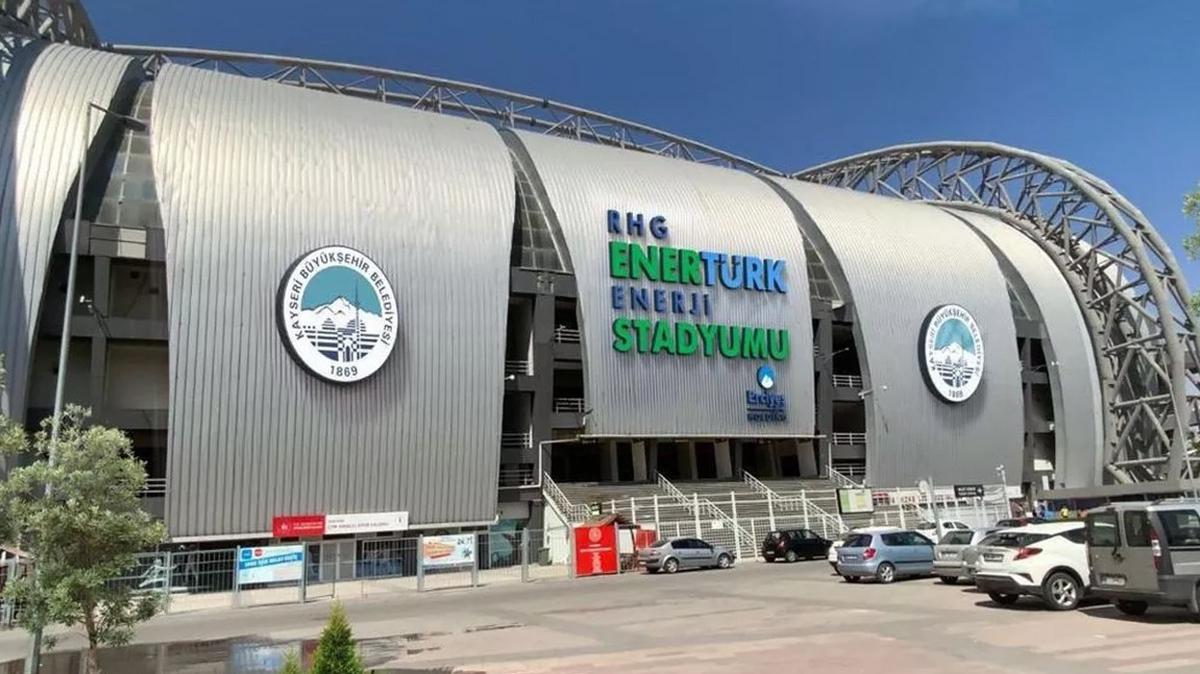 Kayseri stadna enerji geldi