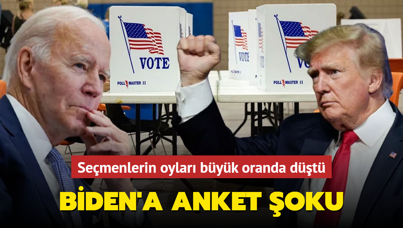 Biden'a anket oku... Semenlerin oylar byk oranda dt