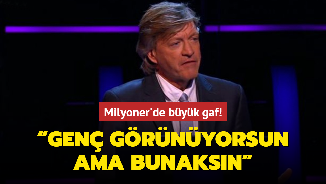 Kim Milyoner Olmak ster'de byk gaf! Gen grnyorsun ama bunaksn