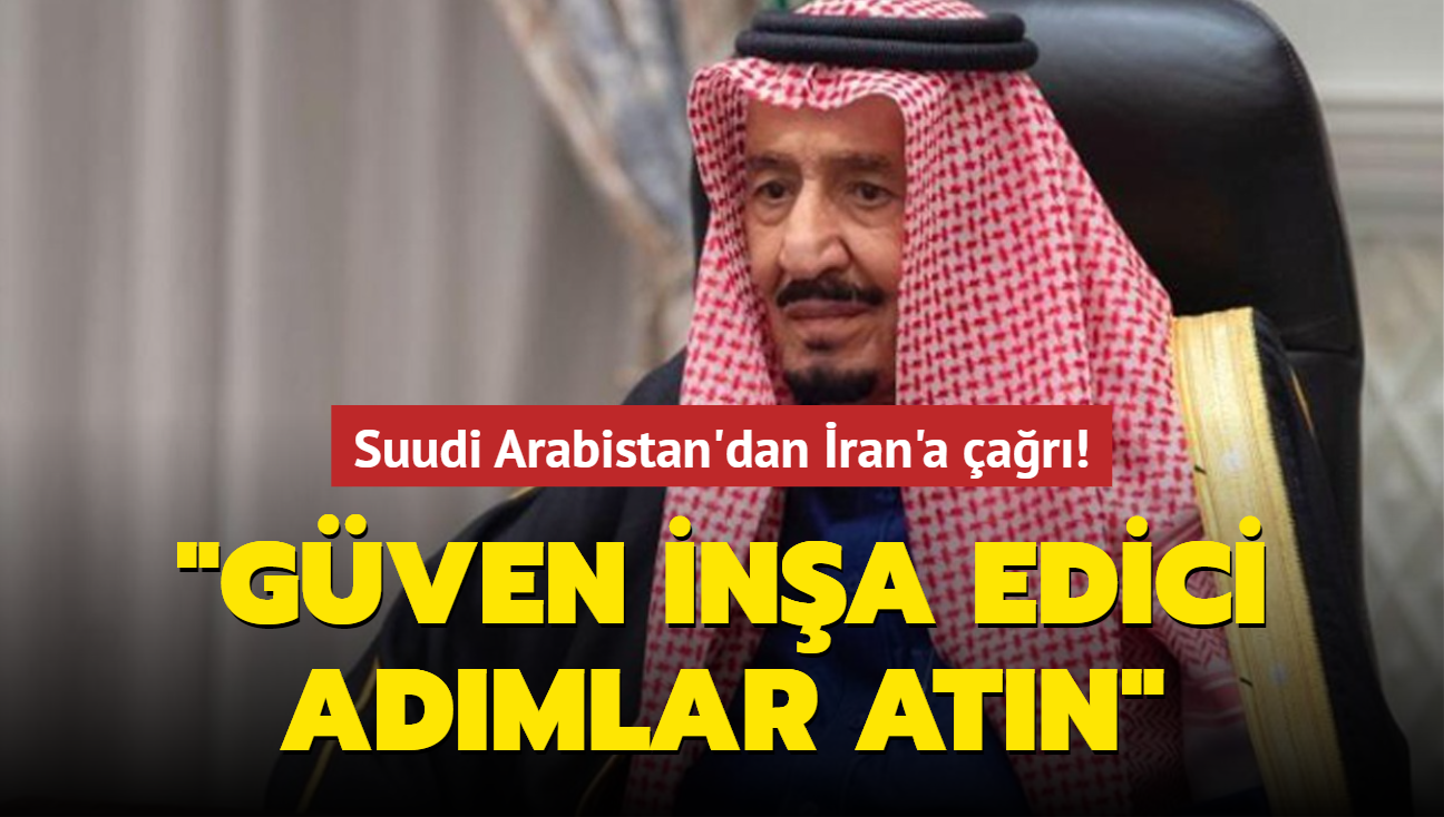 Suudi Arabistan'dan ran'a ar: Gven ina edici admlar atn