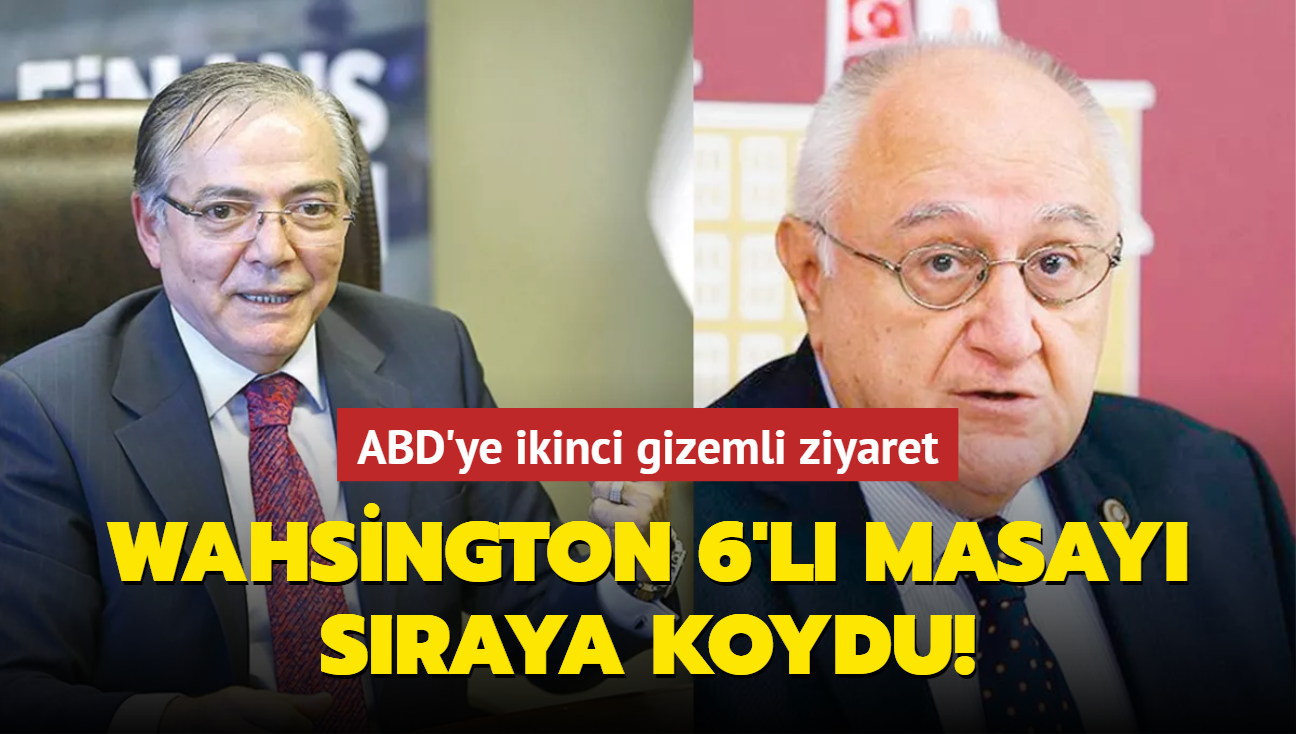 Wahsington 6'l masay sraya koydu! ABD'ye ikinci gizemli ziyaret