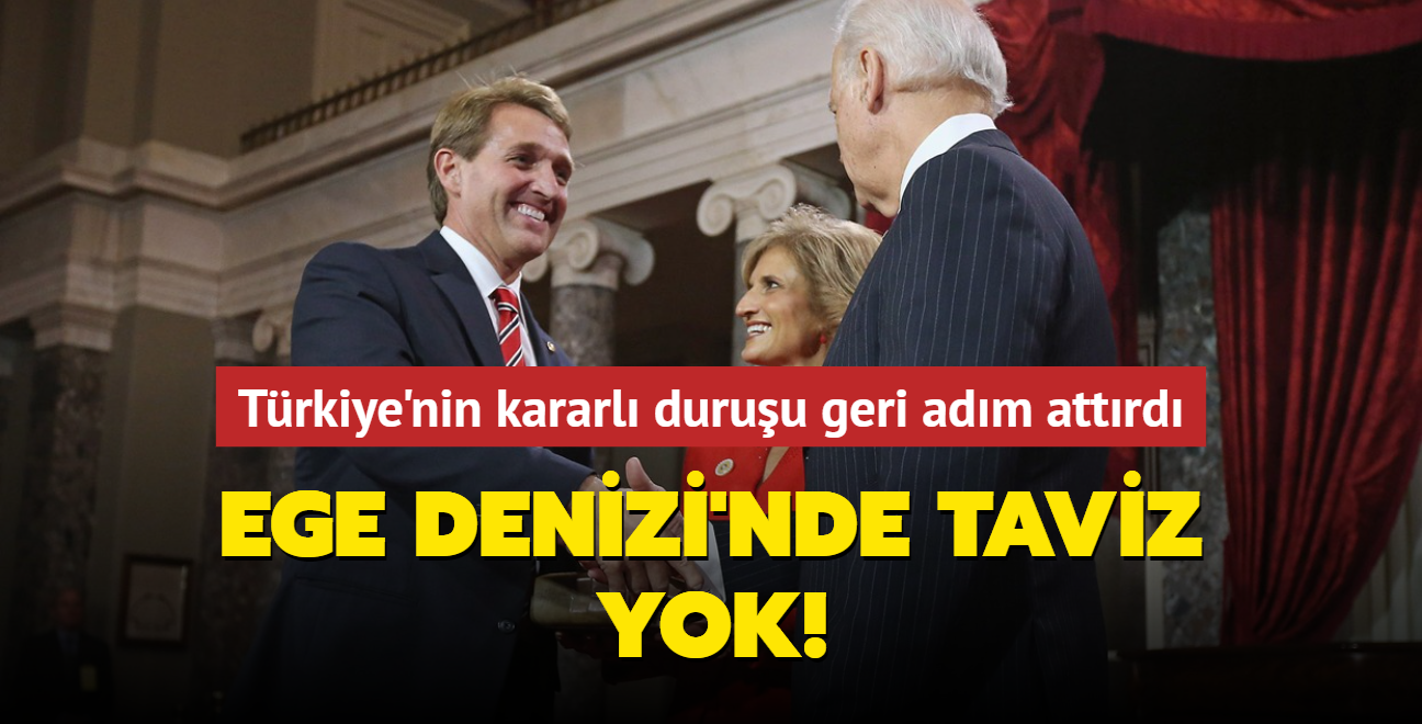 Ege Denizi'nde taviz yok! Trkiye'nin kararl duruu ABD'ye geri adm attrd