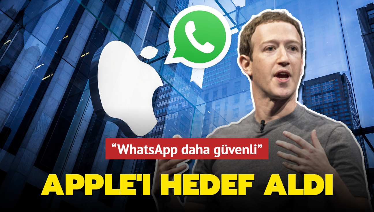 WhatsApp daha gvenli Meta CEO'su Mark Zuckerberg Apple' talad!