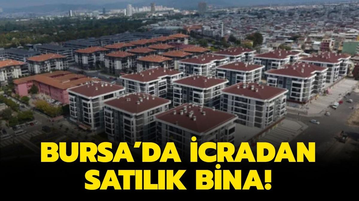 Bursa'da 6.8 milyon TL'ye icradan satlk bina!