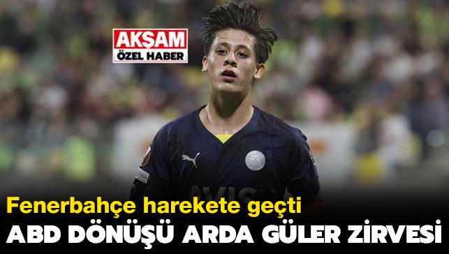 ZEL HABER! ABD dn Arda Gler zirvesi: Fenerbahe harekete geti