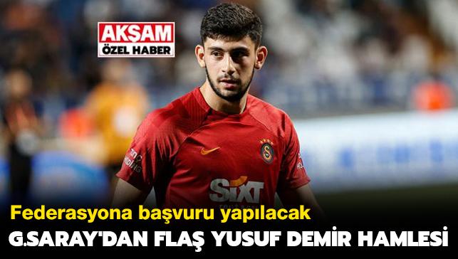 zel Haber! Galatasaray'dan fla Yusuf Demir hamlesi: Yerli stats iin TFF'ye bavuracaklar