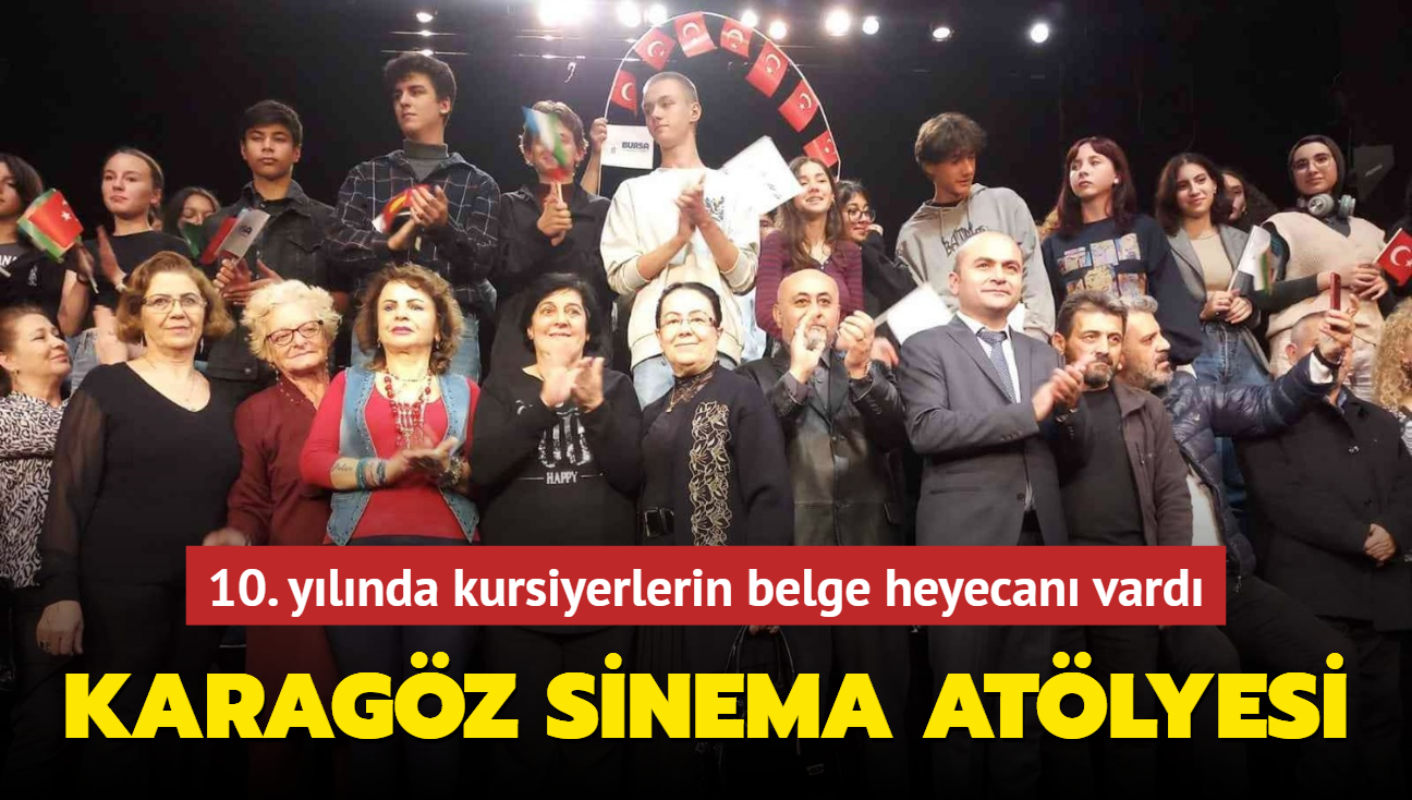 Karagz Sinema Atlyesi'nde belge heyecan yaand