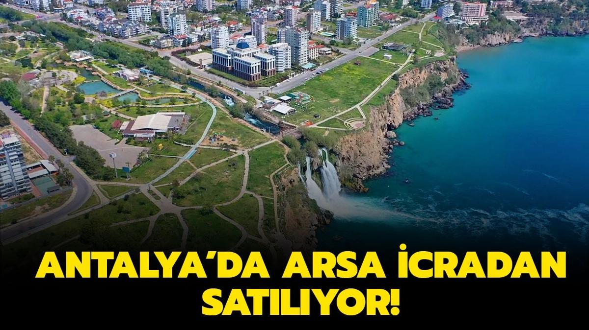 Antalya Muratpaa'da icradan satlk arsa!