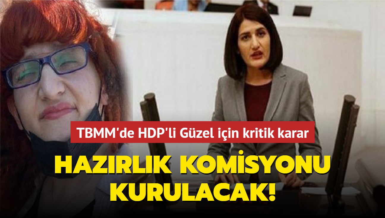 TBMM'de HDP'li Gzel iin kritik karar: Hazrlk Komisyonu kurulacak