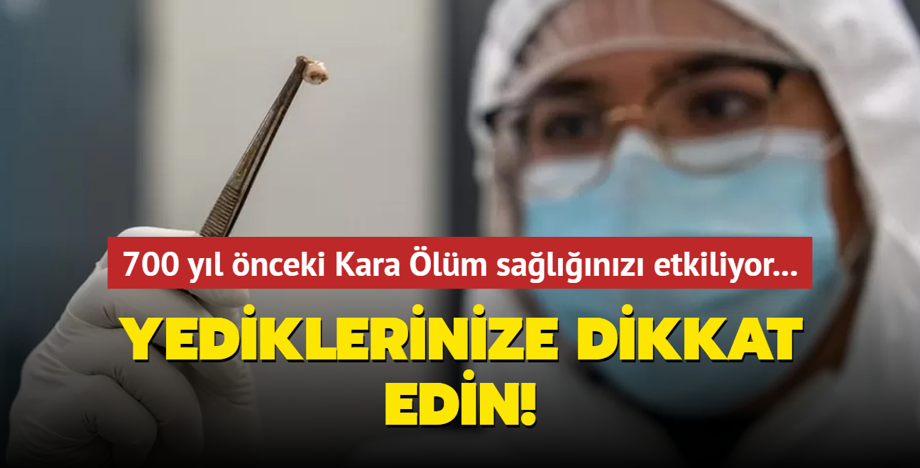 Yediklerinize dikkat edin! 700 yl nceki Kara lm salnz etkiliyor