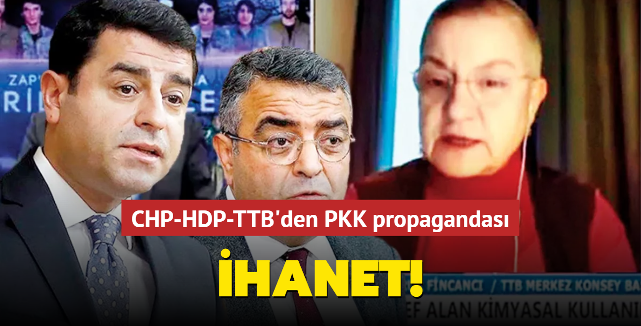 CHP-HDP-TTB'den PKK propagandas! hanet