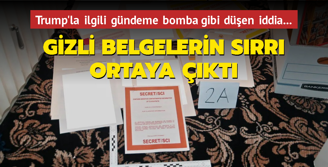 Washington Post'tan gndeme bomba gibi den iddia... Gizli belgelerin srr ortaya kt